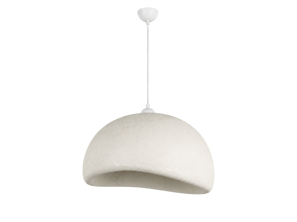 Metalowa lampa wisząca „Beta” – 50 x 40 cm – biała