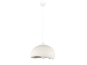 Metalowa lampa wisząca „Beta” – 30 x 24 cm – biała