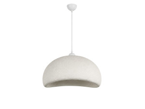 Metalowa lampa wisząca „Beta” – 40 x 32 cm – biała
