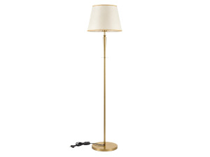 Metalowa lampa podłogowa „Milano” – 40 x 40 cm – beżowa