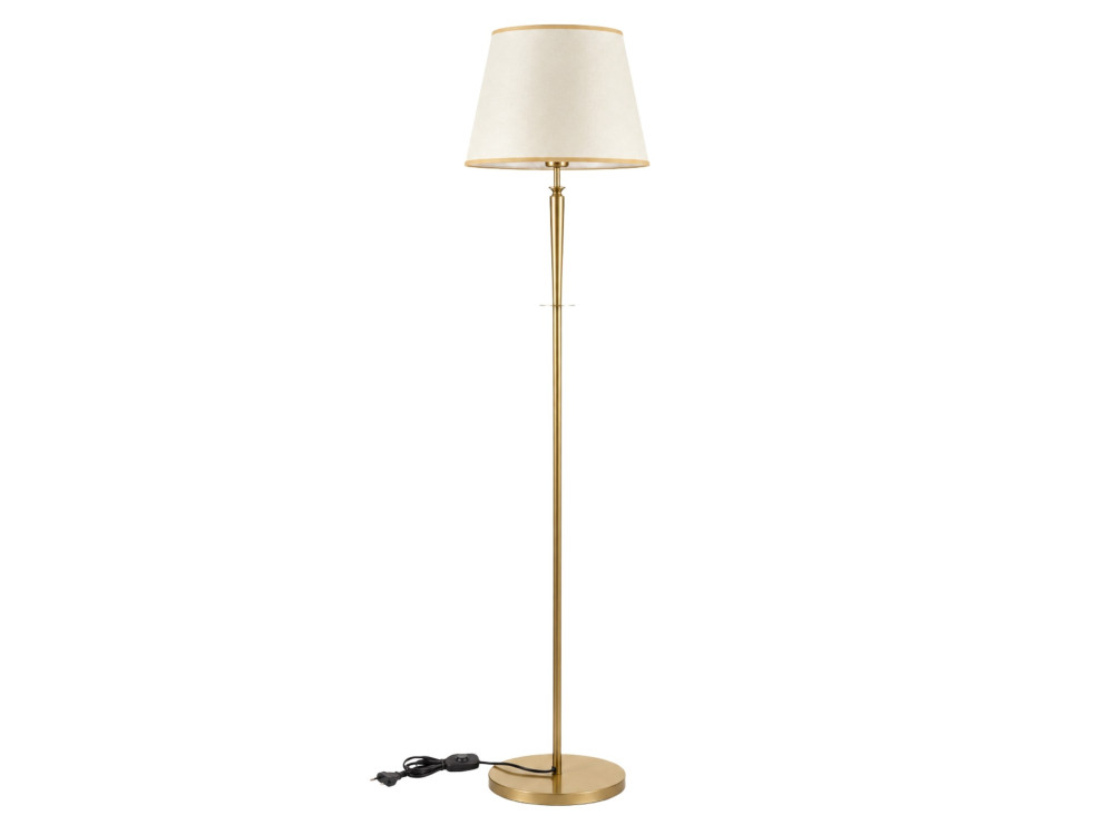 Metalowa lampa podłogowa „Milano” – 40 x 40 cm – beżowa