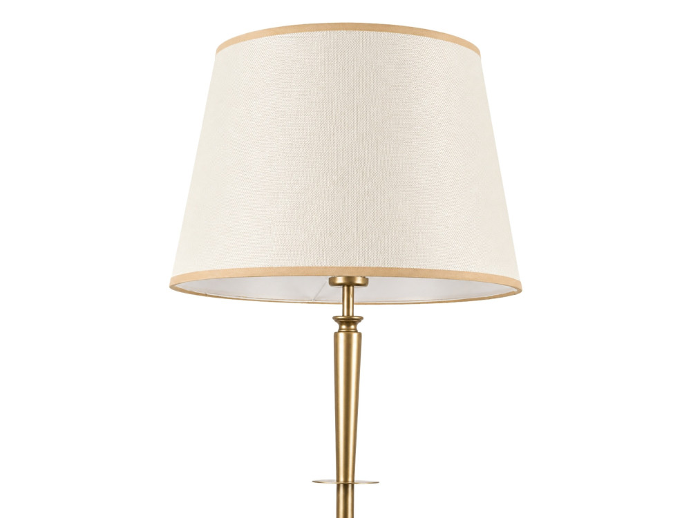 Metalowa lampa podłogowa „Milano” – 40 x 40 cm – beżowa