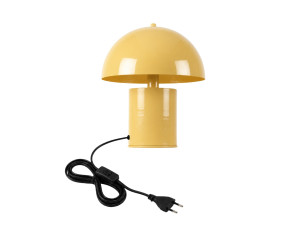 Metalowa lampa stołowa „Pera” – 26 x 26 cm – żółta