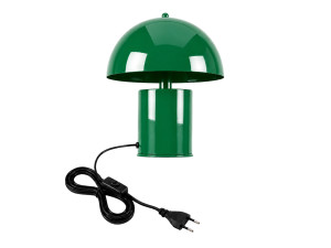 Metalowa lampa stołowa „Pera” – 26 x 26 cm – ciemnozielona