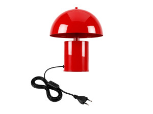 Metalowa lampa stołowa „Pera” – 26 x 26 cm – czerwona