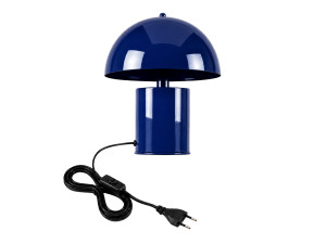 Metalowa lampa stołowa „Pera” – 26 x 26 cm – granatowa