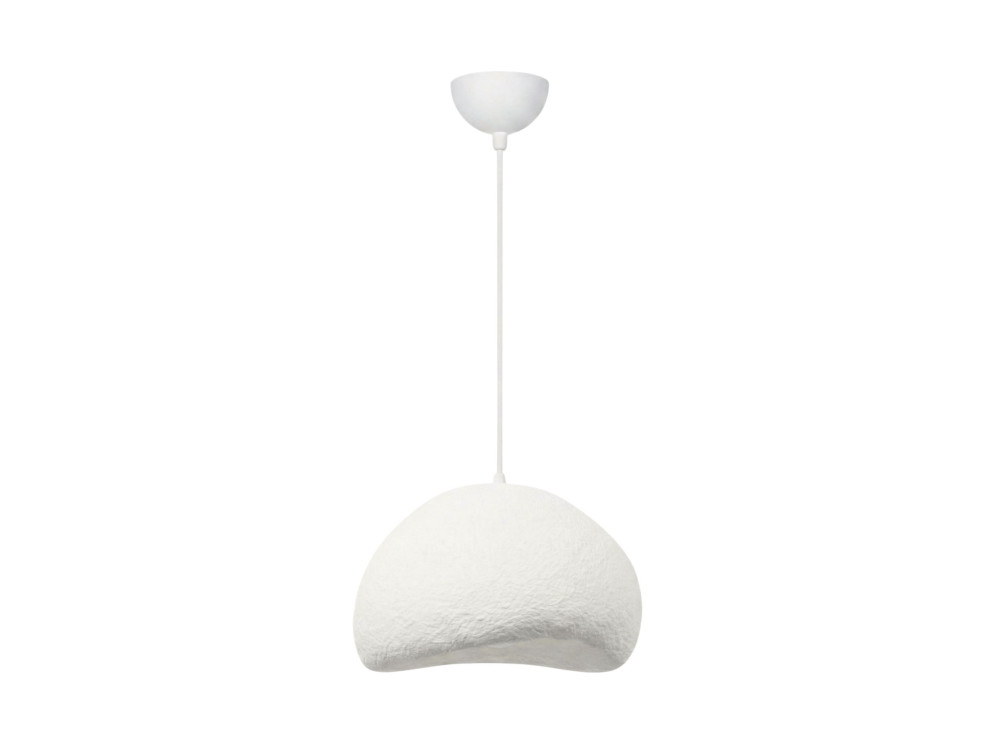 Metalowa lampa wisząca „Loval” – 50 x 44 cm – biała