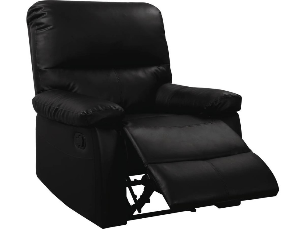 Fotel wypoczynkowy "Lincoln" - 90 x 89 x 103 cm - Czarny