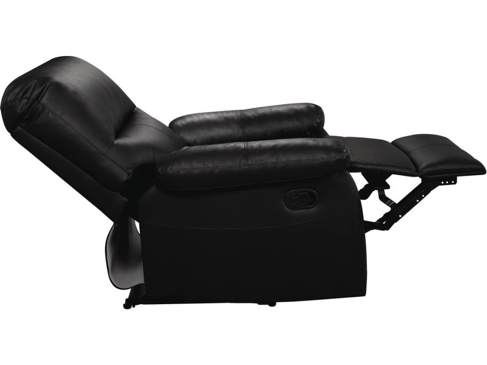 Fotel wypoczynkowy "Lincoln" - 90 x 89 x 103 cm - Czarny