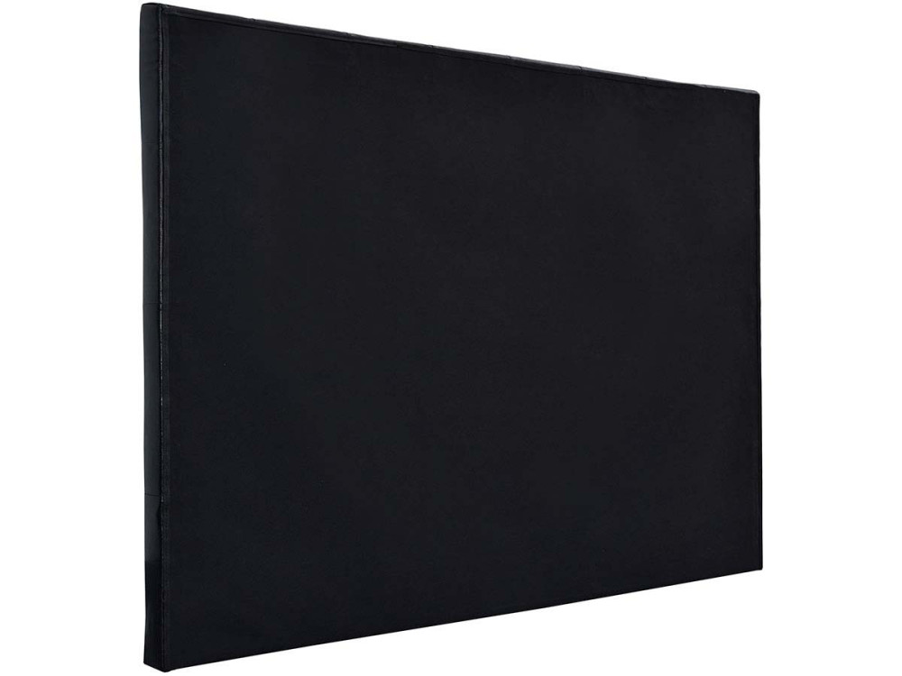 Pikowany zagówek "Deco" - 149 cm - Czarny - Z PVC