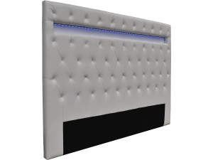 Zagówek do łóżka "Deco" z podświetleniem LED - 169 cm - Biały 2