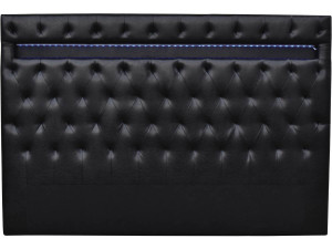 Zagłówek do łóżka "Deco" z podświetleniem LED - 189 cm - Czarny