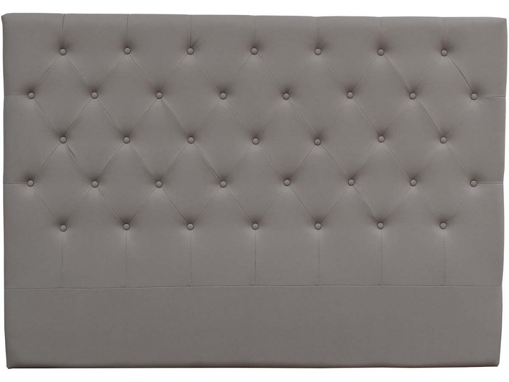 Pikowany zagówek "Deco" - 169 cm - Brązowo-szary - Z PVC
