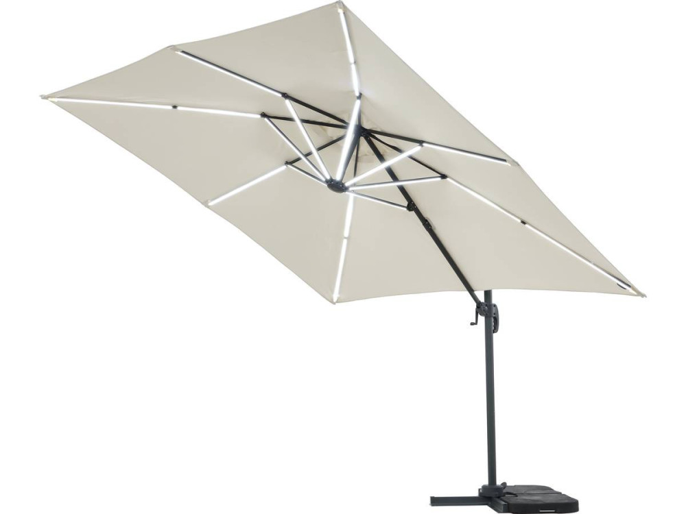 Parasol ogrodowy "Sun 4 Luxe" - Ecru