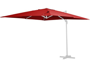 Tkanina do parasola ogrodowego "Sun 3" - 3 x 3 m - Czerwona