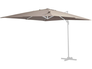 Poszycie do parasola ogrodowego "Sun 4" - 3 x 4 m - Taupe