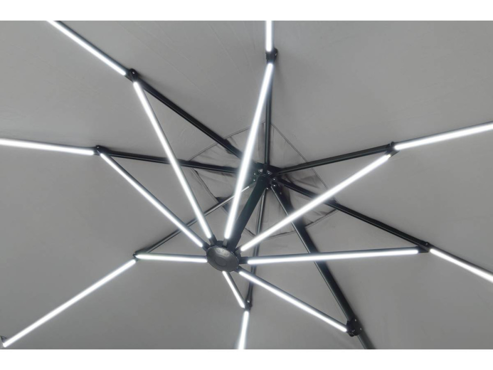 Parasol ogrodowy "Sun 4 Luxe" - Szary