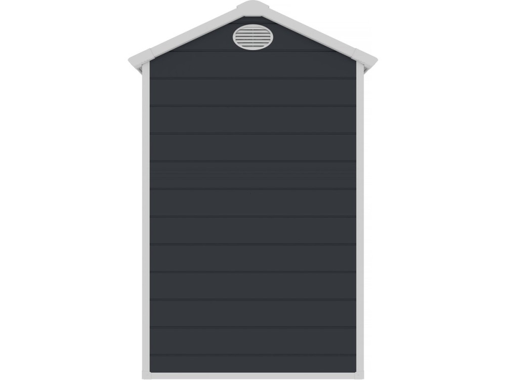 Wiata ogrodowa z ywicy "Texas" - zestaw do kotwienia w zestawie - 1,34 m² - antracyt