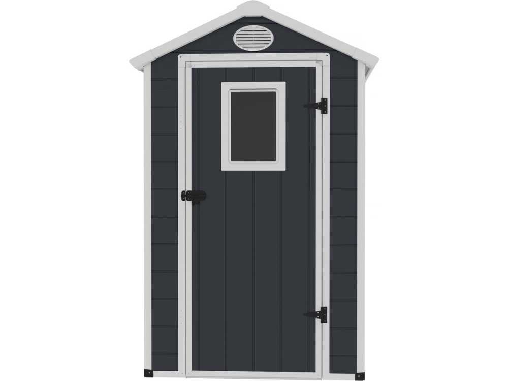 Wiata ogrodowa z ywicy "Texas" - zestaw do kotwienia w zestawie - 2.47 m² - antracyt