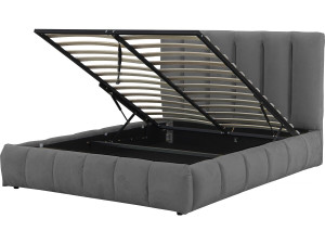 Couleur Gris foncé Dimensions couchage 160 x 200 cm