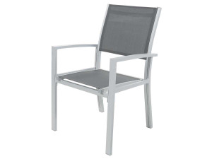 Fotel ogrodowy aluminiowo-tekstylenowy Tropic” - Phoenix - Ciemnoszary - Zestaw 2 szt. 2