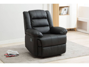 Fotel wypoczynkowy "Buckingham" - 85 x 93 x 100 cm - Czarny 2