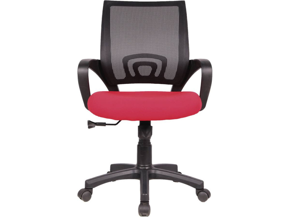 Fotel biurowy na kókach "Dana" - Czarno-czerwony