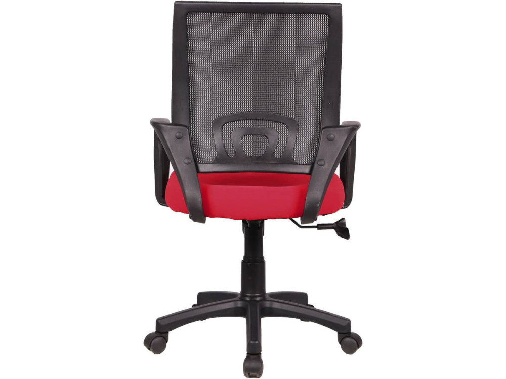 Fotel biurowy na kókach "Dana" - Czarno-czerwony