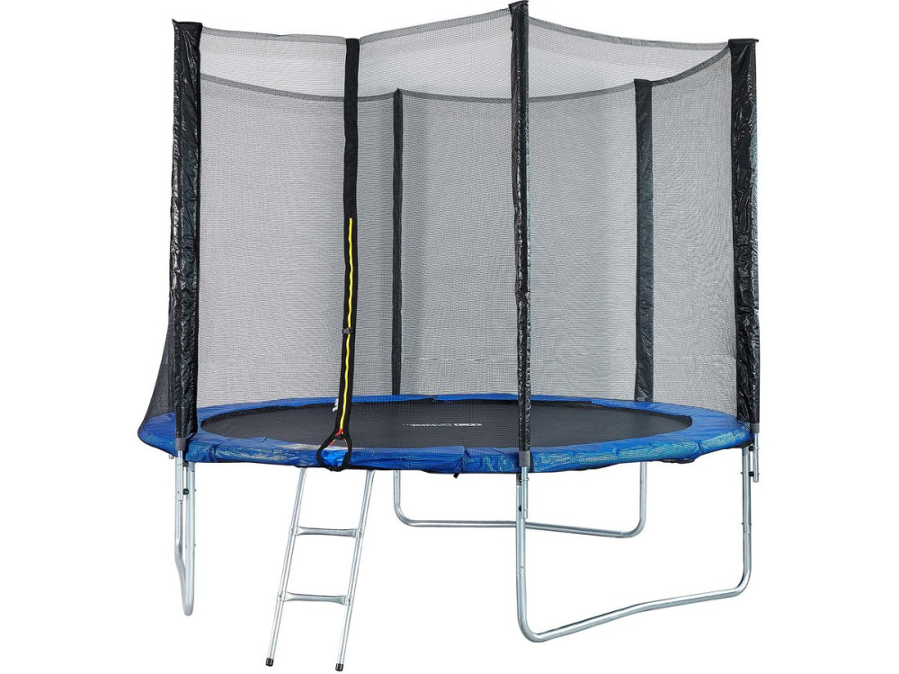 Trampolina "Joycy" - Ø 3,05 m - Z siatk + drabinka + pokrowiec + zestaw do kotwiczenia