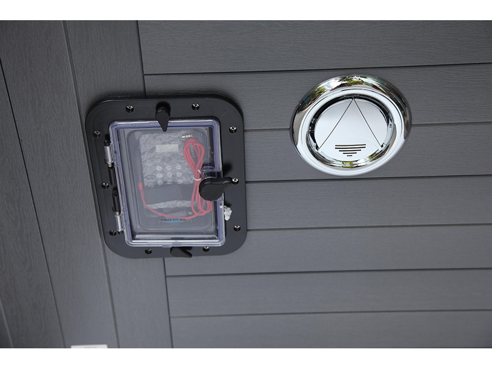 Spa "Cuba" 6 miejsc - zbiornik szary - system Balboa + zintegrowany Bluetooth - 220x210x80cm