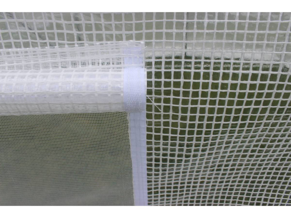 Szklarnia-tunel ogrodowy z drzwiami "Mimosa" - 180 g/m² - 24 m² - 8 x 3 x 2 m
