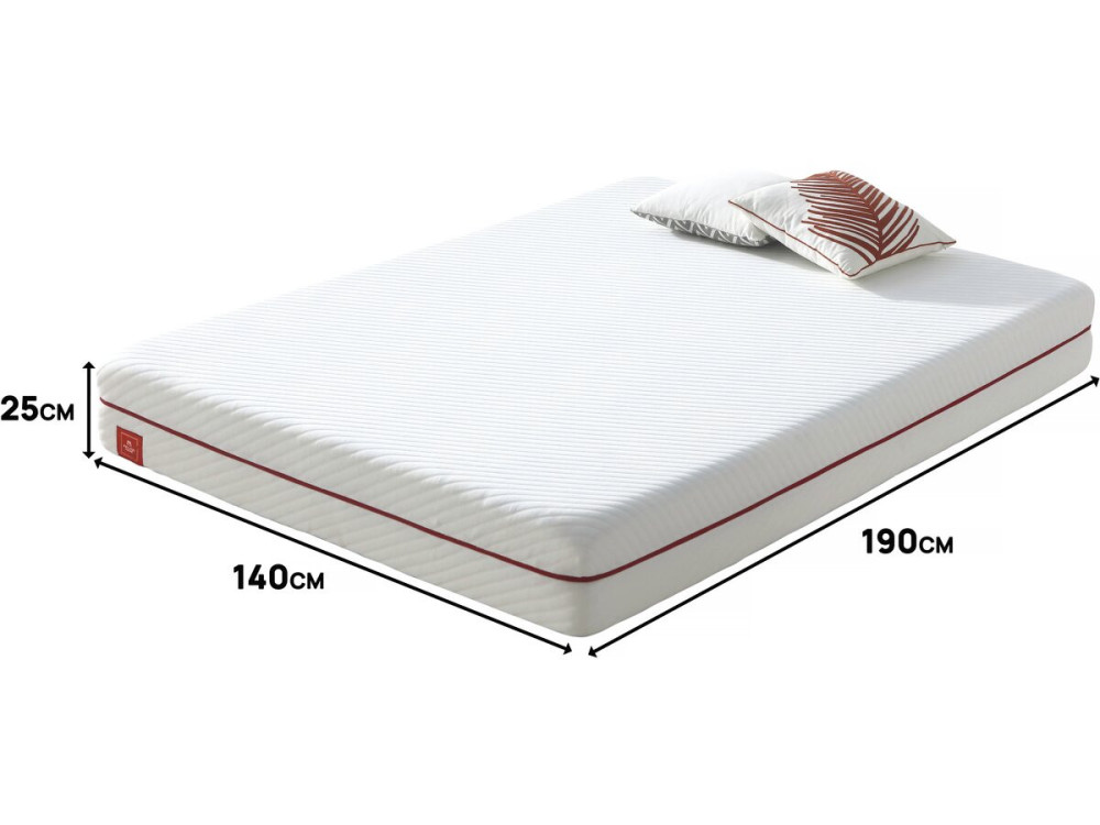 Materac z pianki memory „Sana” – 142 x 192 cm
