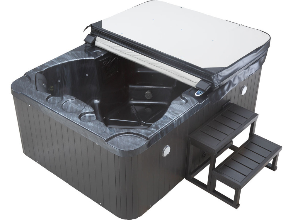Spa LED "Haiti" - 4 miejsca - 210 x 152 x 78 cm - Szare