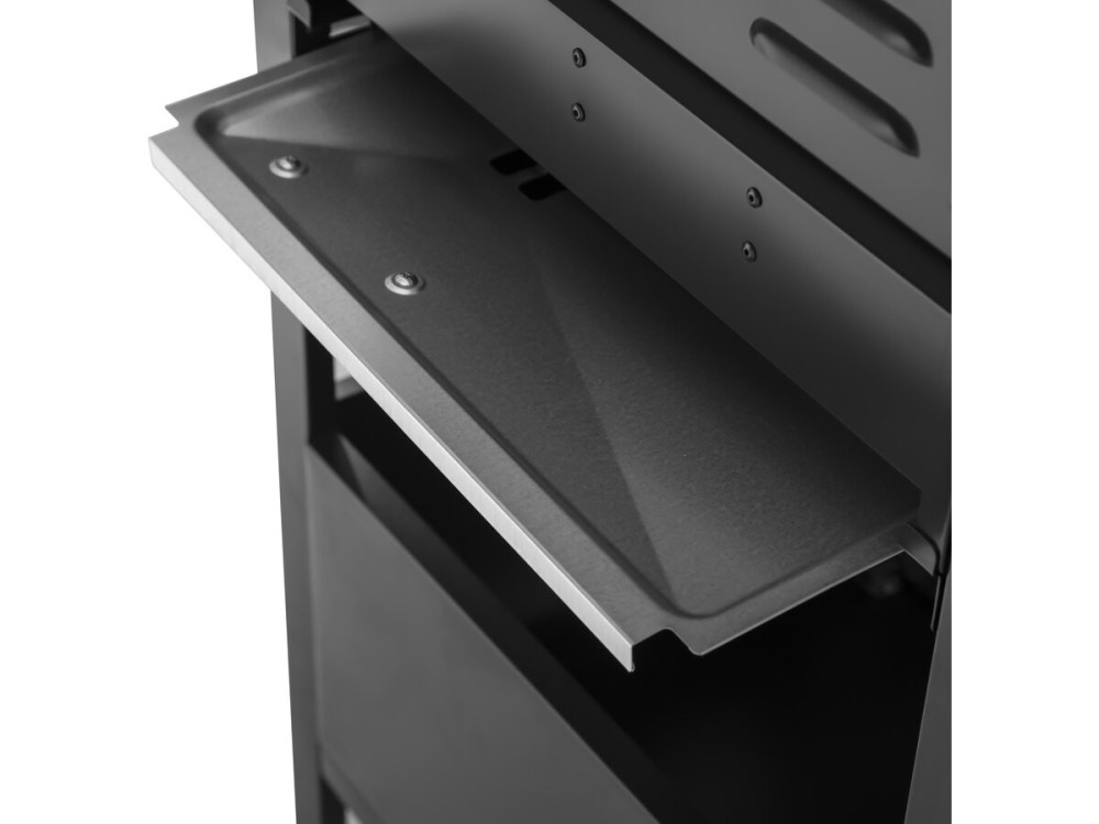 Grill gazowy "Feria 4" - 4 palniki w tym 1 boczny - 11,5 kw - Czarny