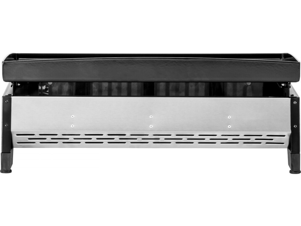 Płyta grillowa gazowa 3-palnikowa "Jolly" - 7,5 kW - szara