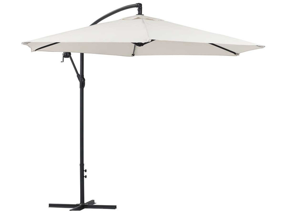 Parasol ogrodowy "Ilios" aluminiowy obrotowy -  Ø3m - Ecru