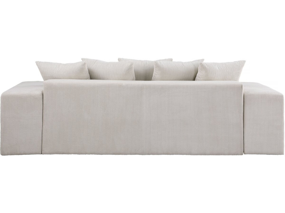 3-osobowa sofa sztruksowa "Rivoli" - beżowa