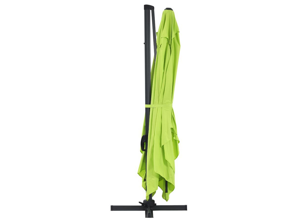 Parasol ogrodowy Sun 4” - Z aluminium - Prostokątny - 3 x 4 m - Zielony