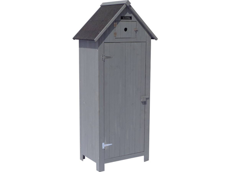 Szafka ogrodowa „Cabanon” - 77 x 54,5 x 179 cm - Antracyt
