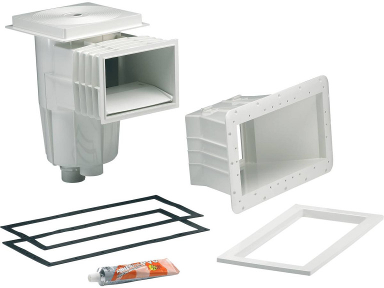 Skimmer "Panel Protect" 15 L - Duży otwór - Biały
