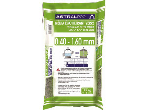 Szkło filtracyjne Eco 0,4 - 1,6 mm - 25 kg