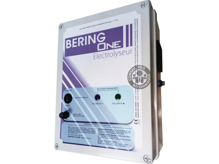 Elektromechaniczny elektrolizer soli "Bering One" - 22,5 x 13 x 30 cm - 60 m3