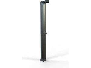 Prysznic solarny do basenu "Angel" - 30 l - wys. 212,8 cm - brązowy
