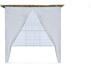 Regulowany zestaw Sukkah NINA - 3 x 2 - 1 bambusowa rolka i 3 drewniane listwy