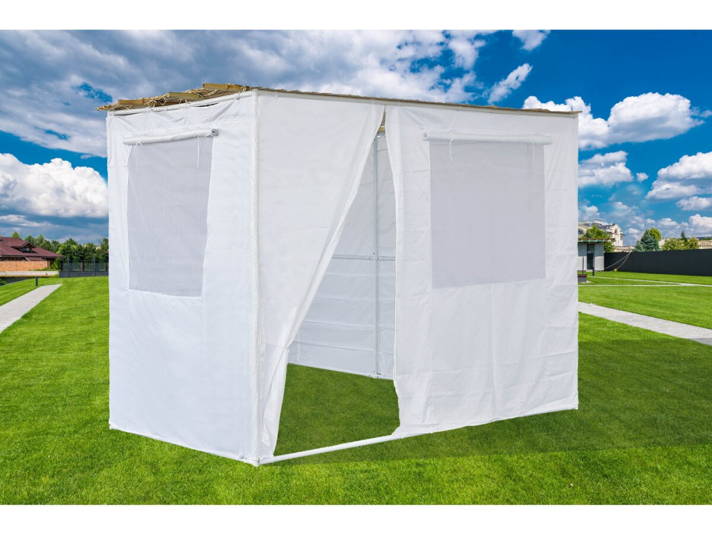 Regulowany zestaw Sukkah NINA - 3 x 2 - 1 bambusowa rolka i 3 drewniane listwy