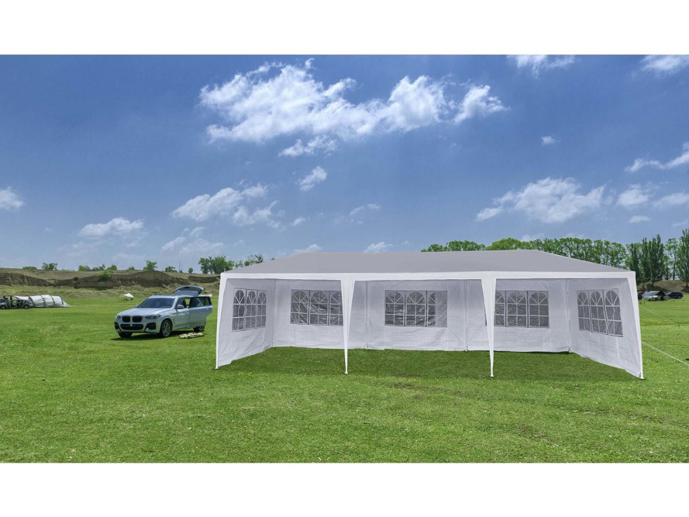 Namiot na imprezy "Carolina 9" - 24.39 m² - 3 x 9 m - Biały