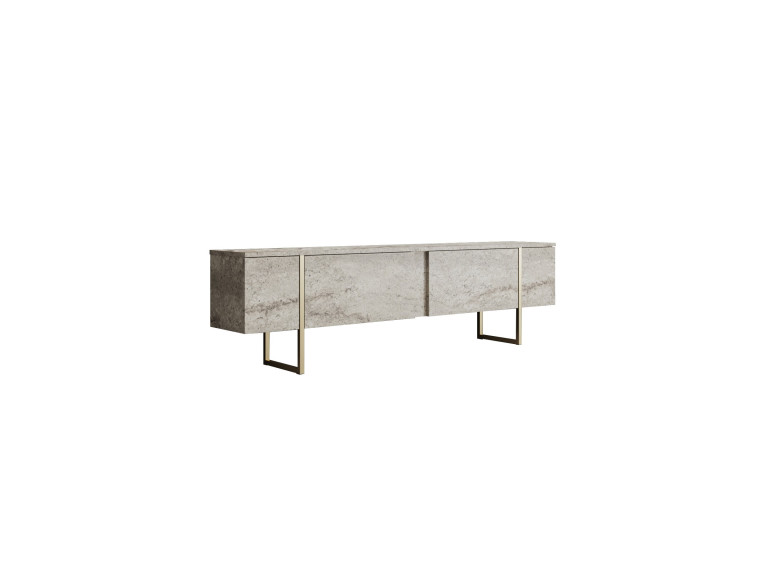 Drewniana podstawa pod telewizor "Luxe" - 180 x 30 x 50 cm - TravertinOr