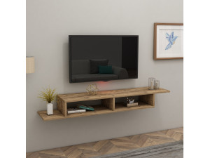 Drewniany stojak na telewizor "Muson" - 120 x 29 x 18 cm - sosna atlantycka 2