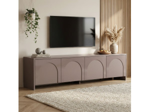 Drewniana podstawa pod telewizor "Aurelia" - 180 x 32 x 45 cm - Atlas 2