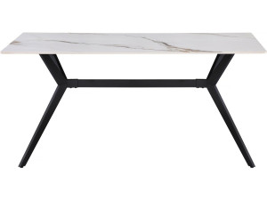 Stół jadalny ceramiczny "Boreal" - 4-6 osób - 160 cm - biały